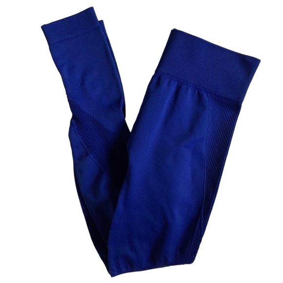 NUX Active Compression Capri Leggings Crop Mesh inlay NWOT - Picture 6 of 7